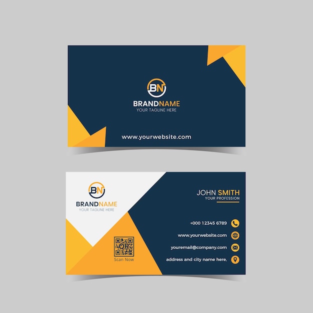 modern And Creative business card Design Vector template, corporate visiting card template.