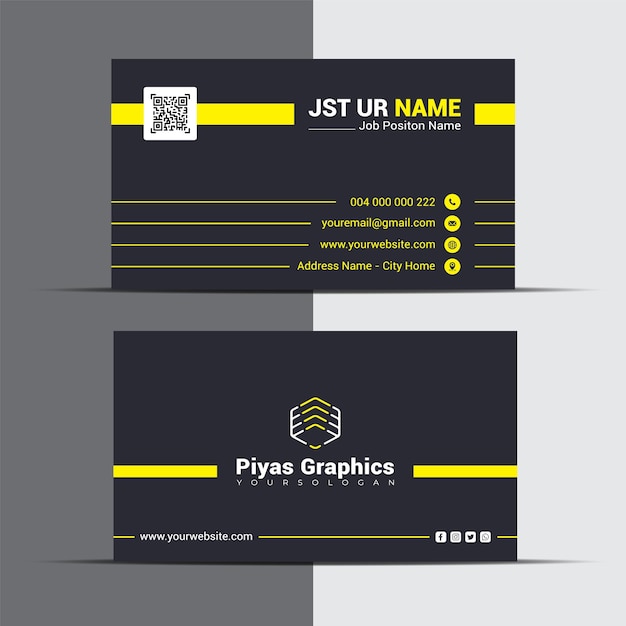 Modern and creative business card designs template