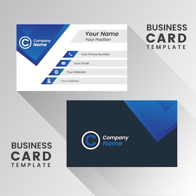 modern creative business card and name card