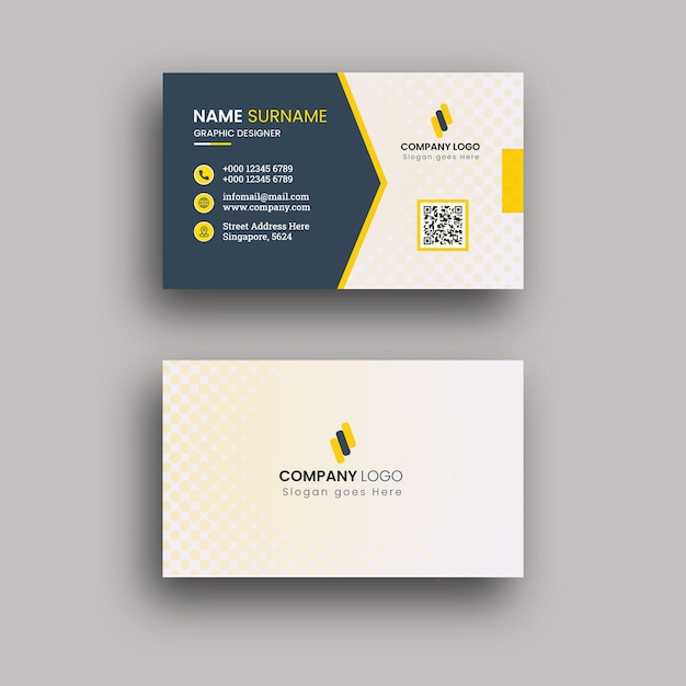 Modern creative business card template