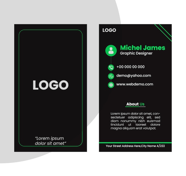 modern creative business card for you business