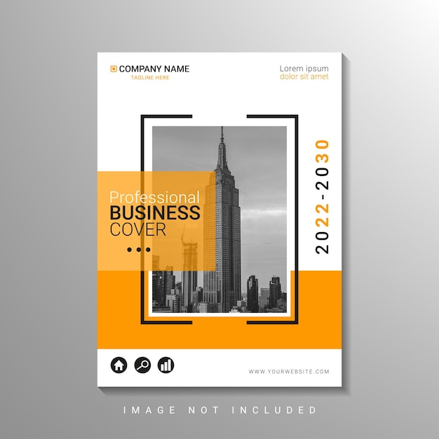 Modern creative business flyer design template