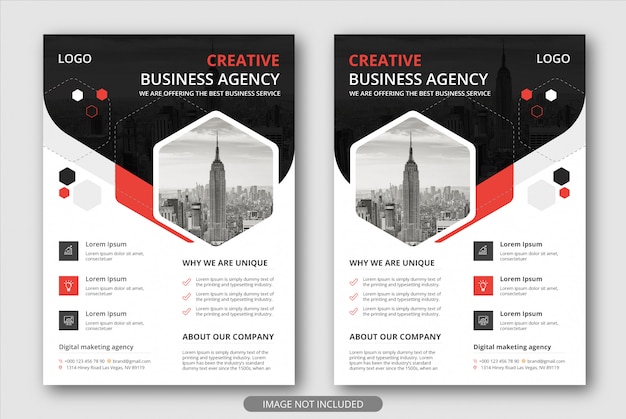 Vector modern and creative  business promotion flyer templates
