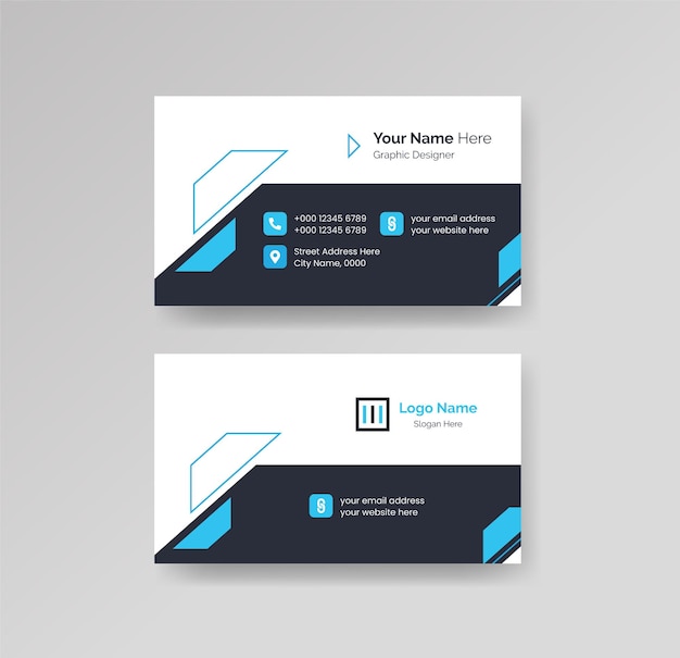 Modern Creative and Clean Business Card Design Template