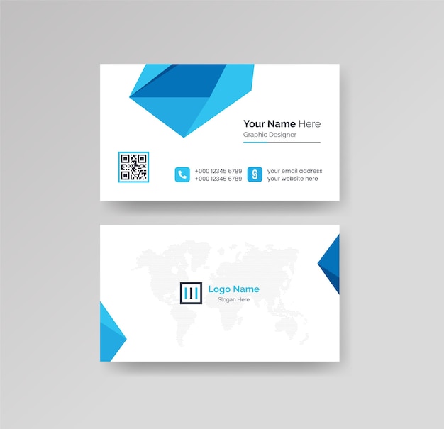 Vector modern creative and clean business card design template