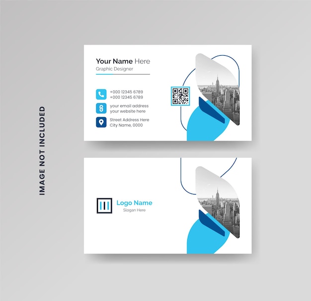 Vector modern creative and clean business card design template