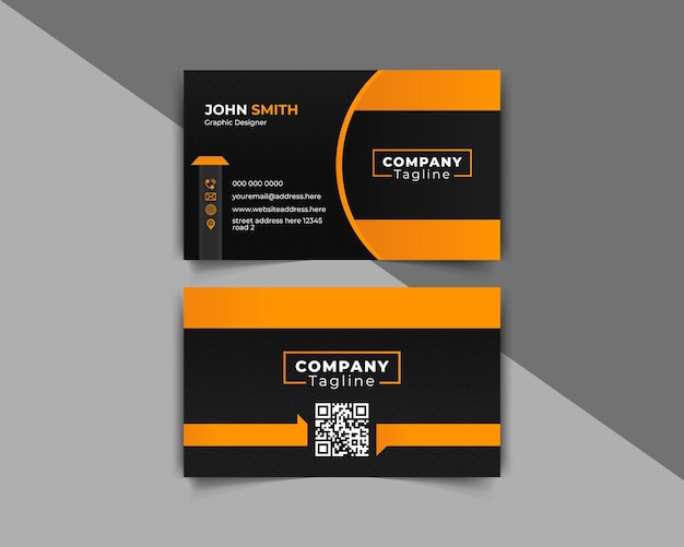 Vector modern creative and clean business card design template