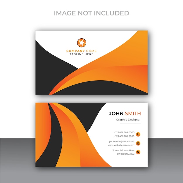 Modern Creative and Clean Business Card Template Design