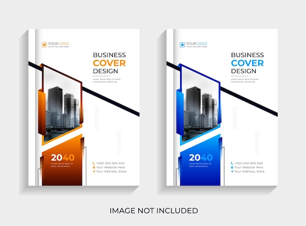 Modern Creative Corporate Annual book cover design