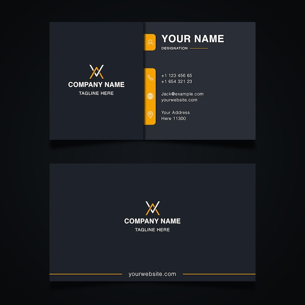 modern and creative corporate card design