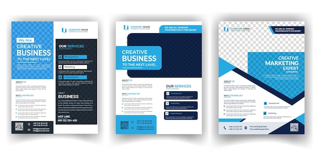 Modern Creative Corporate Flyer Bundle Design Template