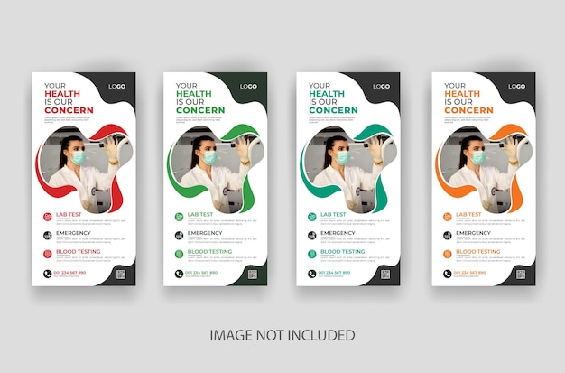 Modern and creative dl flyer or rack card template