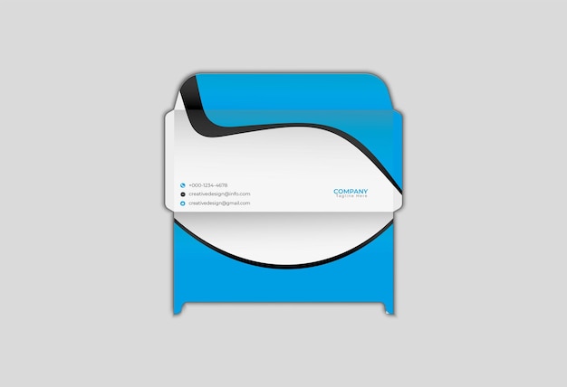 Modern creative envelope template