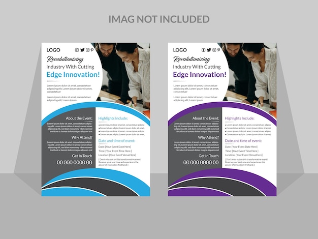modern and creative flyer template