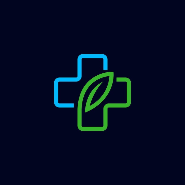 modern and creative hospital symbol