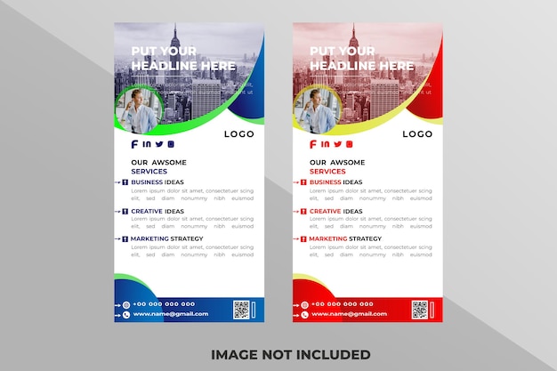 ШАБЛОН СОВРЕМЕННОГО КРЕАТИВНОГО МАРКЕТИНГА DL FLYER DESIGN