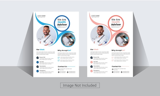 Modern amp Creative Medical Flyer Design Template