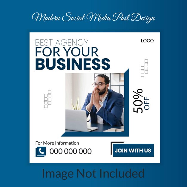 Vector modern and creative new template social media instagram business