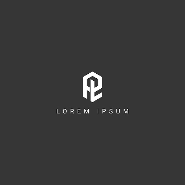 Modern creative unique letter PL LP logo initial based Monogram icon vector