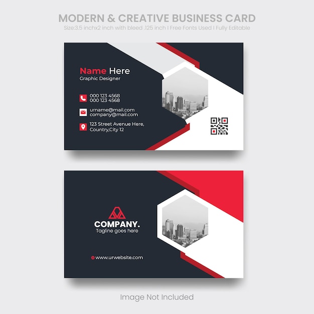 Modern And Creative Visiting Card Design For Personal and company