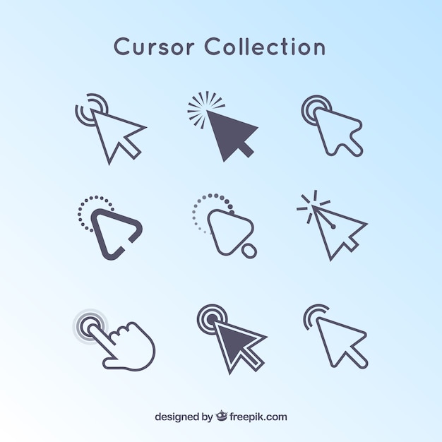 Modern cursor pack