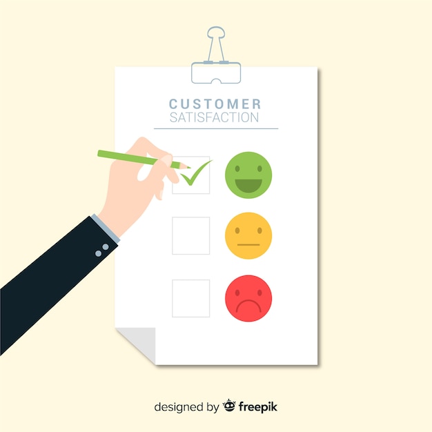 Modern customer satisfaction design