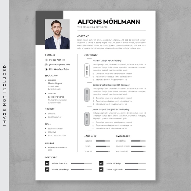 modern cv resume