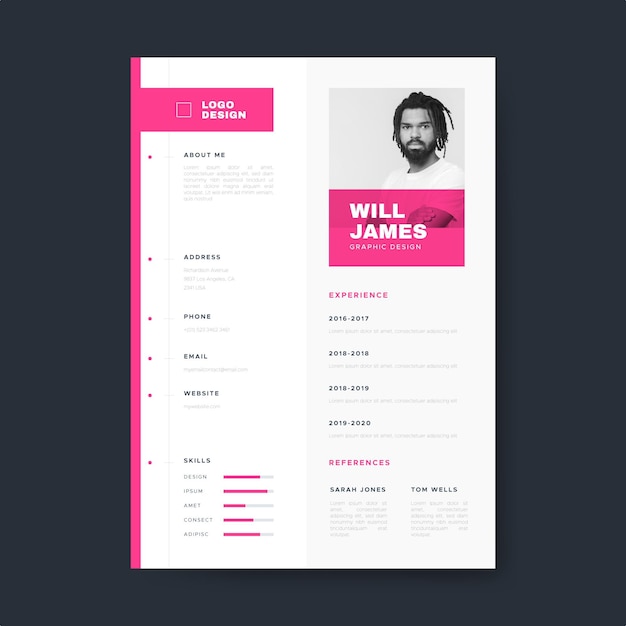 Modern cv template