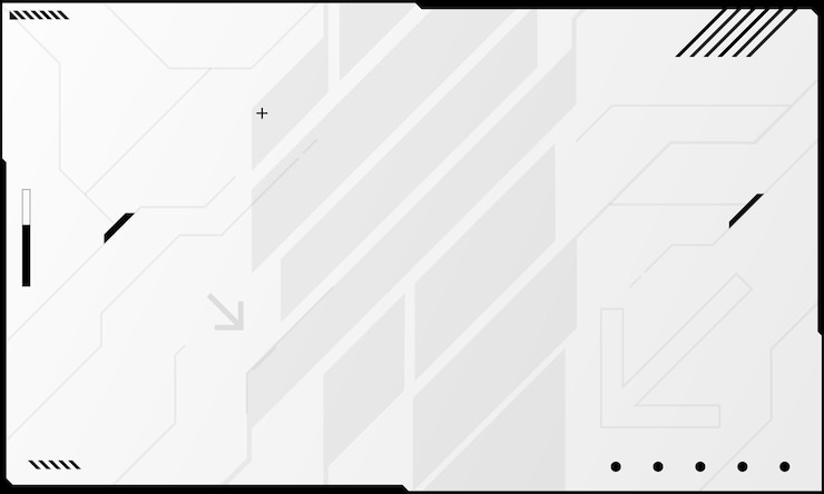 Vector modern cyberpunk poster futuristic abstract hud