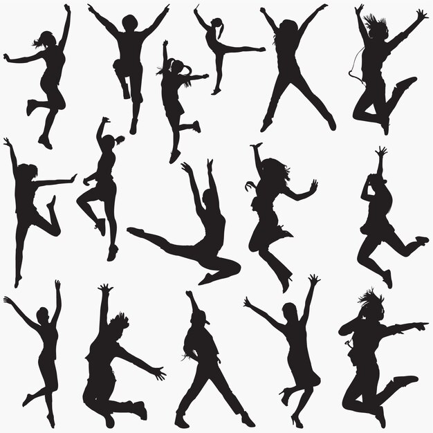 Modern Dance Silhouettes