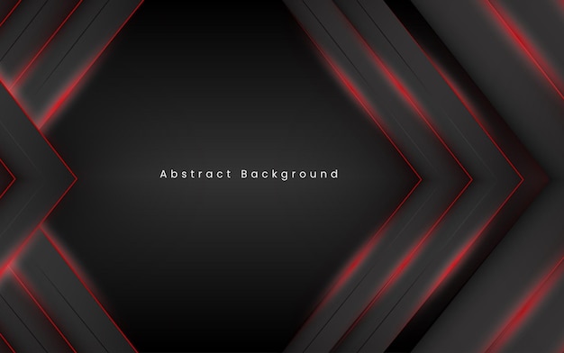 Modern dark abstract background with red light