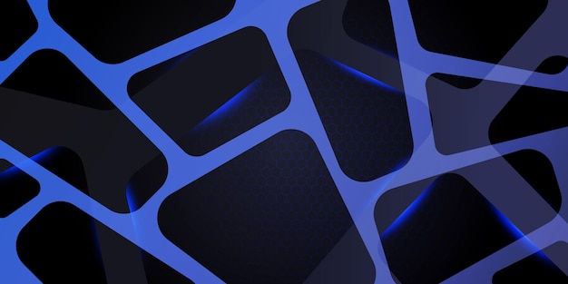 Modern dark blue abstract background