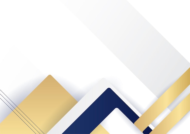 Modern dark blue and gold abstract background. Abstract polygonal pattern luxury dark blue with gold. Dark navy blue and gold geometrics and lines background. Design for presentation, banner, cover.