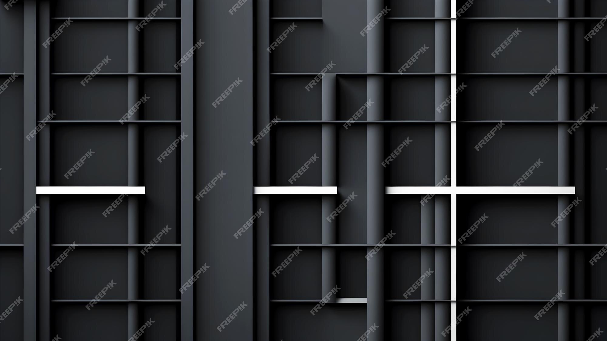 Premium Vector | Modern dark geometric background