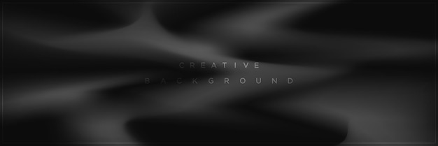 Modern dark gradient banner background design