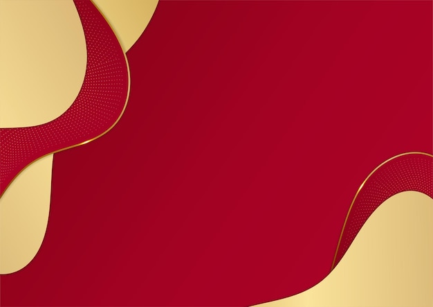 Modern dark red and gold abstract background