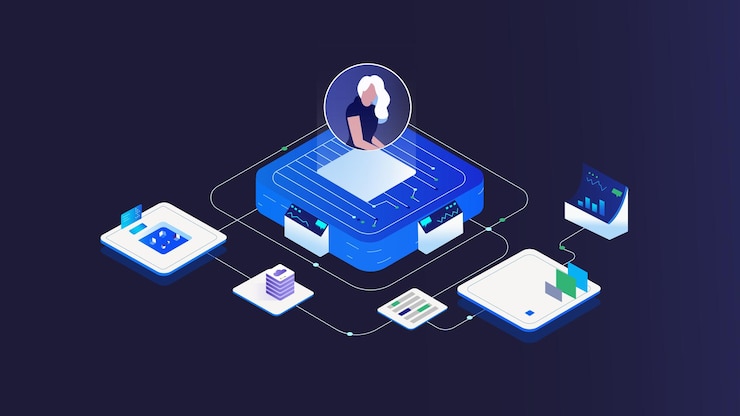 Modern Data Flow Visualization with AI Analytics and Network Technology Integration