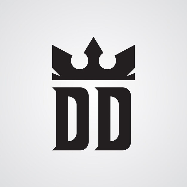 Modern DD logo Design Template Royaltyfree Vector illustration