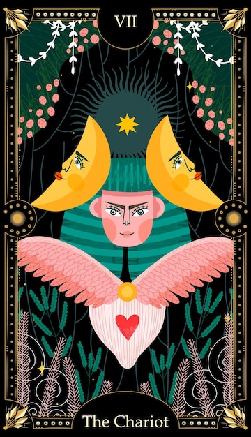 Vector modern deck of tarot cards prediction or fortune telling of the future and fate mystical character
