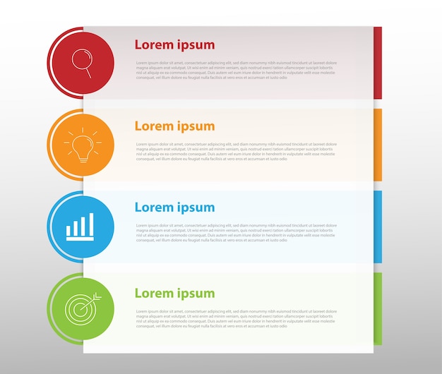 Design moderno per infografica aziendali