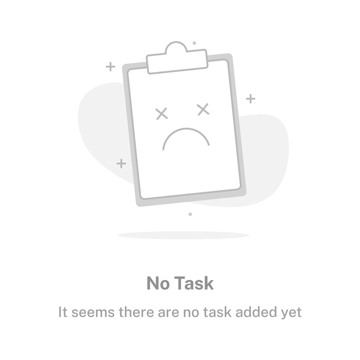 Vector modern design concept of no task available design