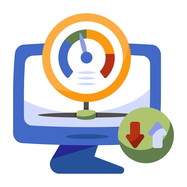modern design icon of system speed optimization