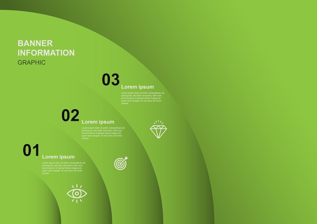 Vettore del modello di infografica dal design moderno