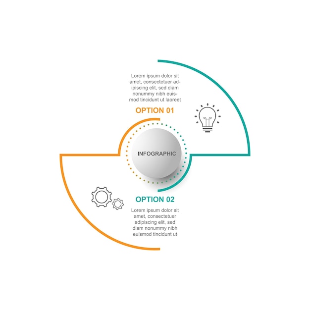 Modern design infographic vectorelement