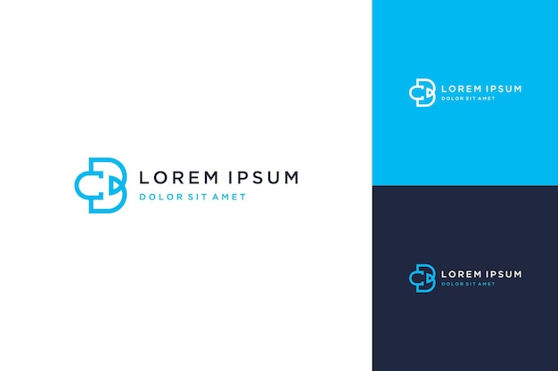 modern design logos or monograms or initials BC