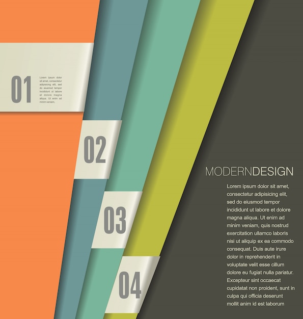 Vector modern design template