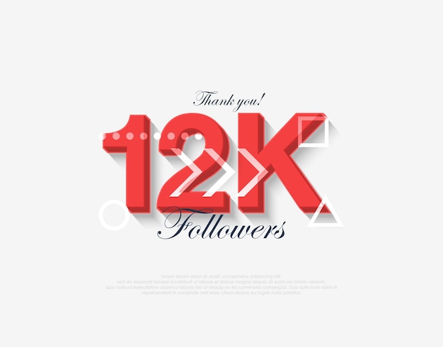 Modern design thank you very much 12k followers