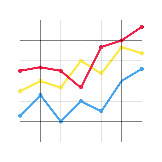 Modern diagram bars flat style design infographics icon sign vector illustration