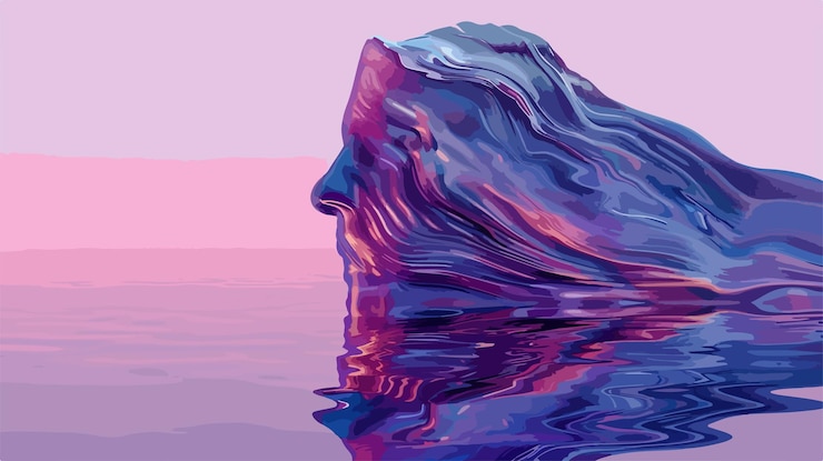 Vector modern digital technology 3d figure in vector art