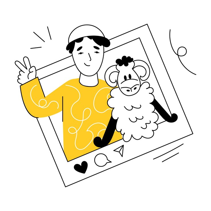 Vector イードポストの現代図イラスト